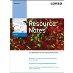 Keep Up to Speed with Lonza’s Free Resource Notes™ Journal